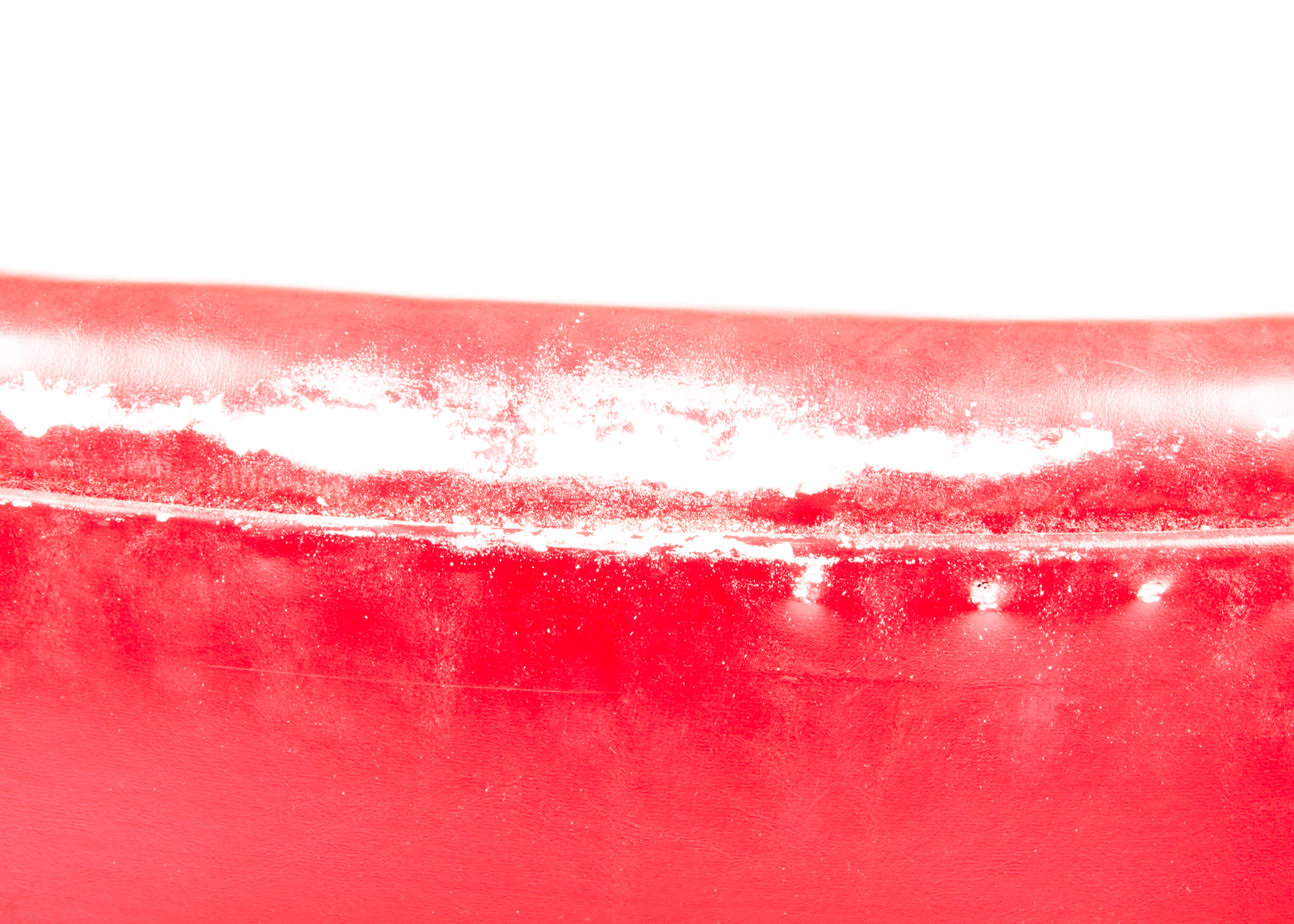 Red Vinyl Modern Chair I