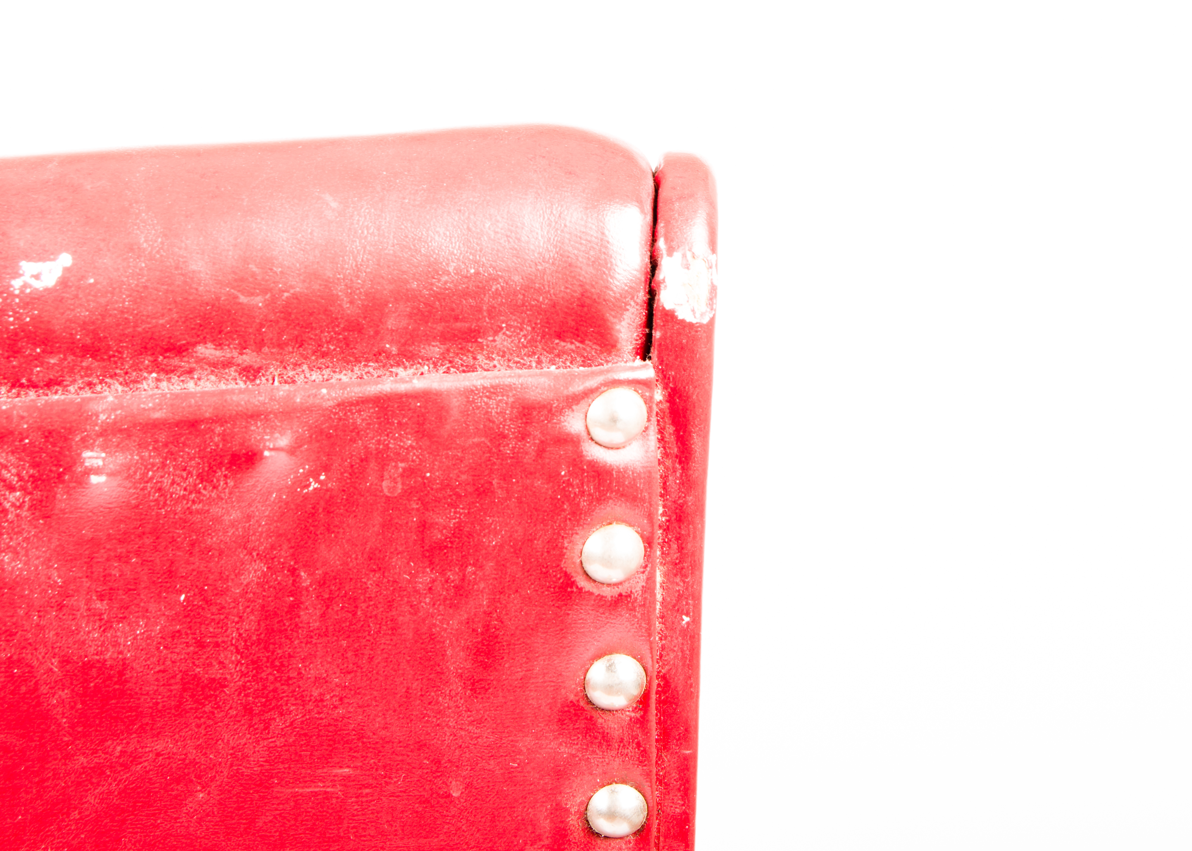 Red Vinyl Modern Chair I