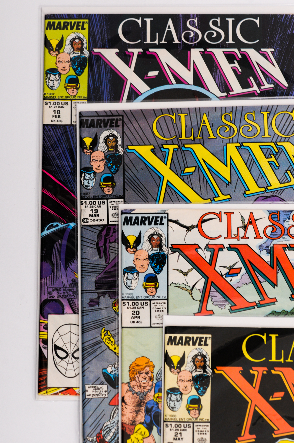 Vintage "Classic X-Men" Marvel Comics