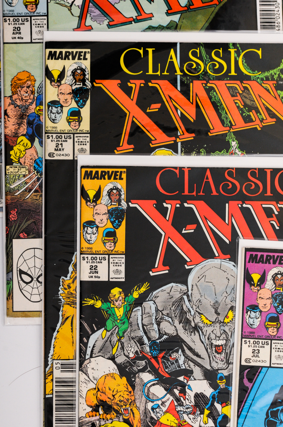 Vintage "Classic X-Men" Marvel Comics