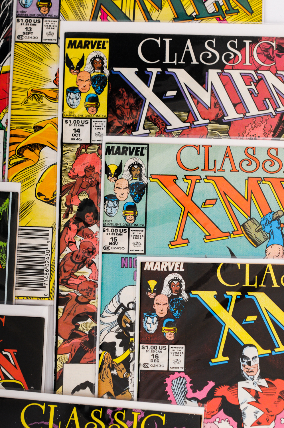Vintage "Classic X-Men" Marvel Comics