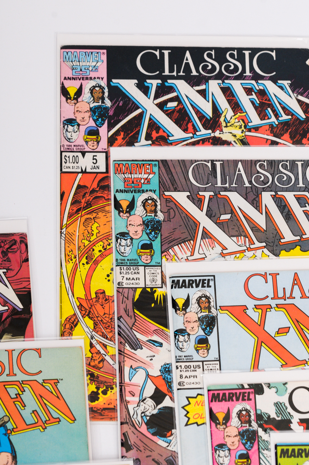 Vintage "Classic X-Men" Marvel Comics