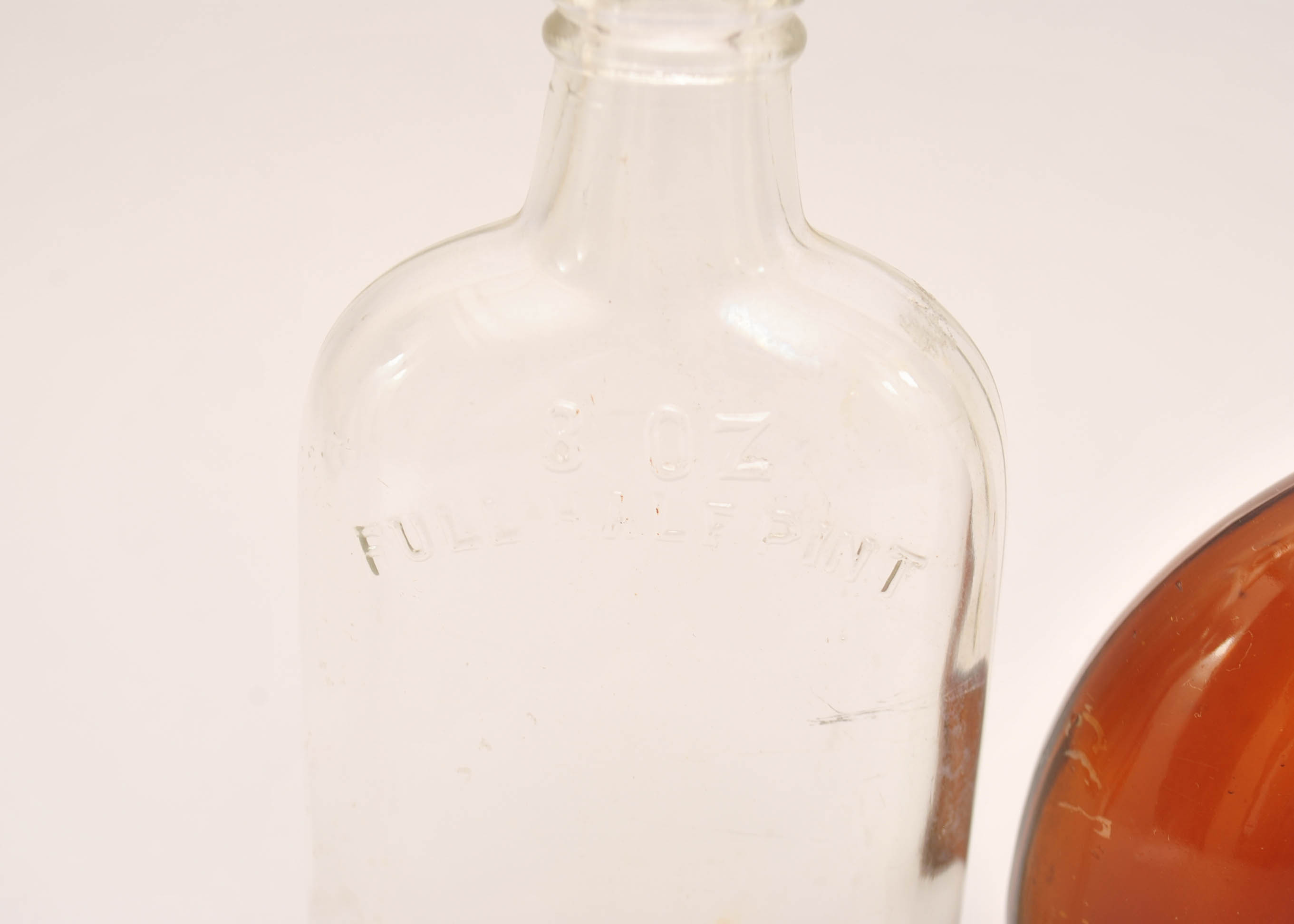 Four Vintage Glass Bottles