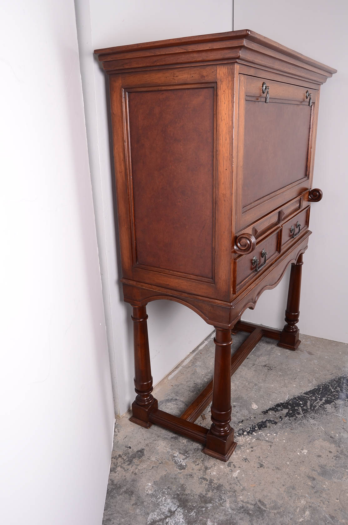 South Cone Trading Company Walnut Wine Rack