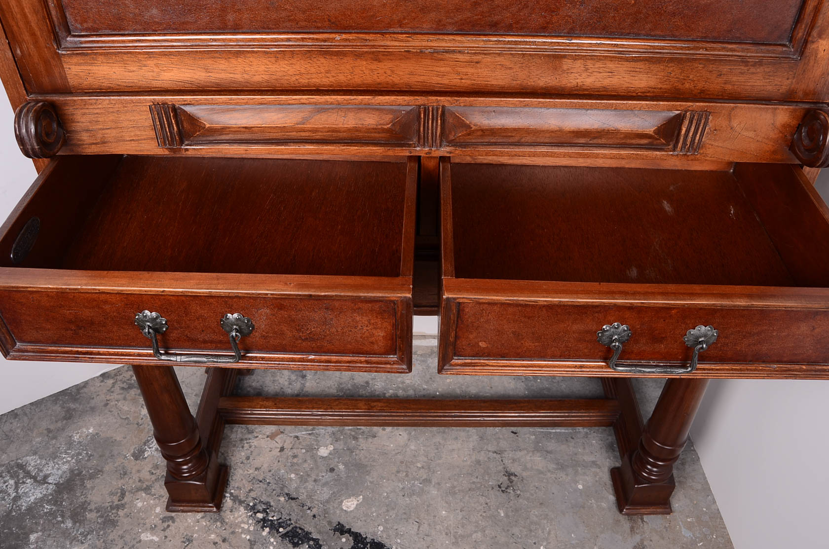 South Cone Trading Company Walnut Wine Rack