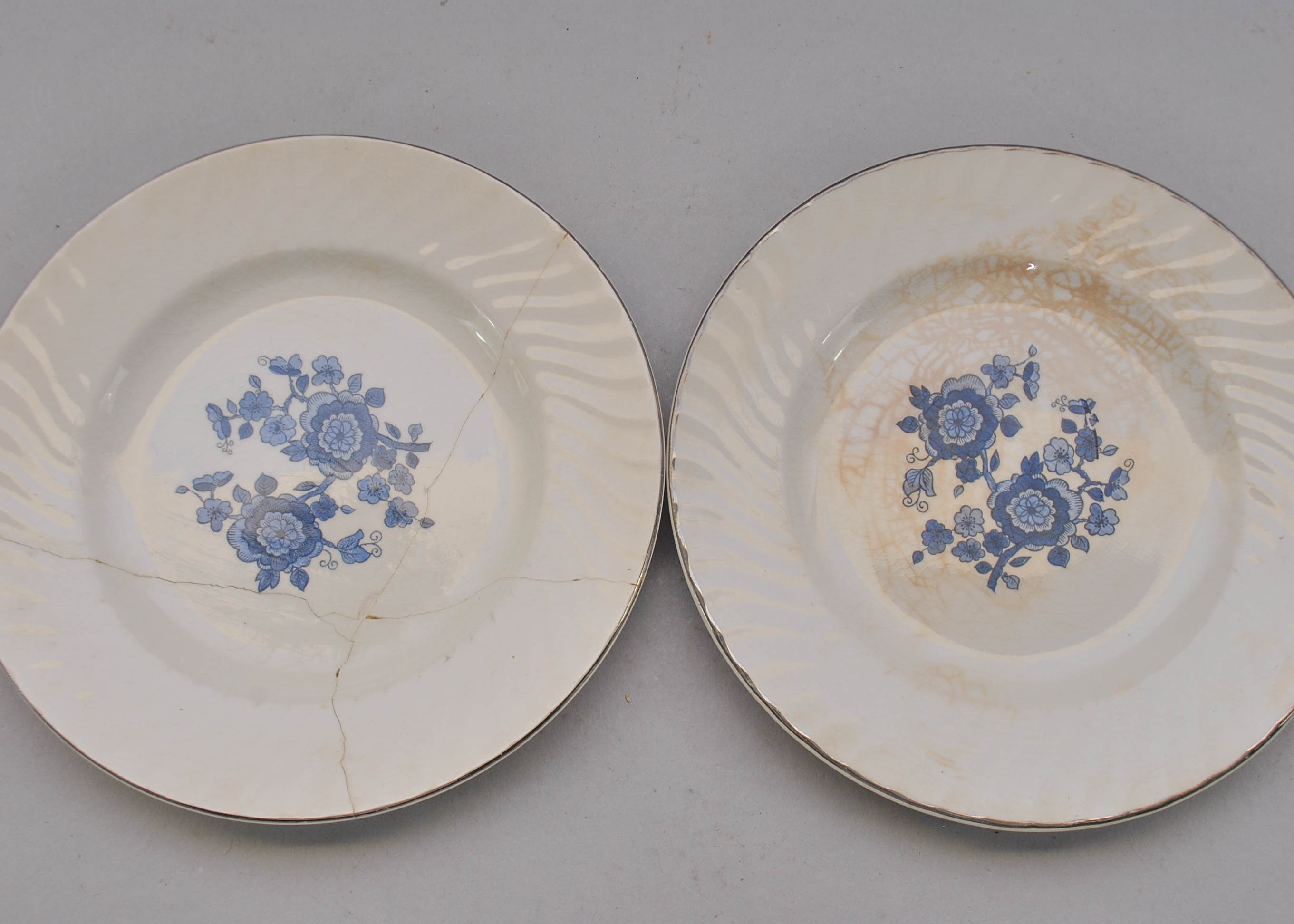 Mid 20th Century Enoch Wedgwood "Royal Blue" Ironstone China