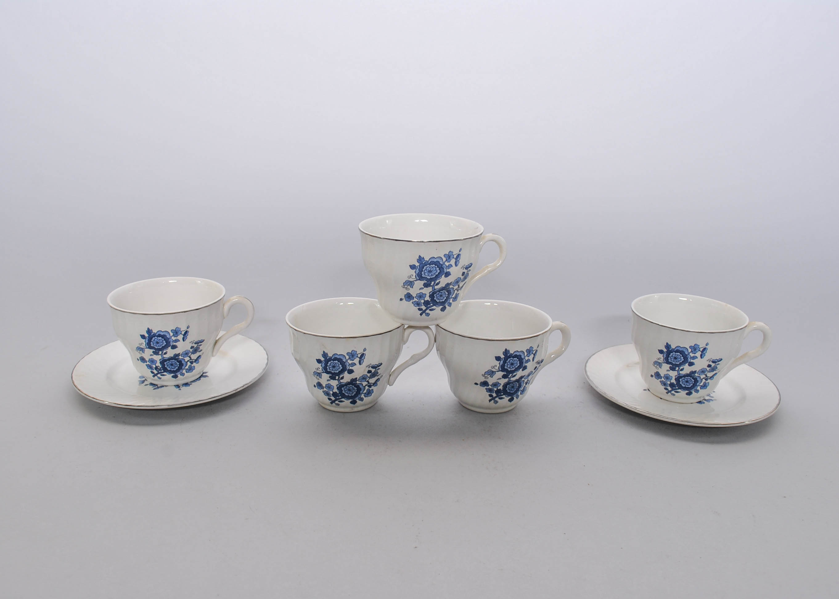 Mid 20th Century Enoch Wedgwood "Royal Blue" Ironstone China