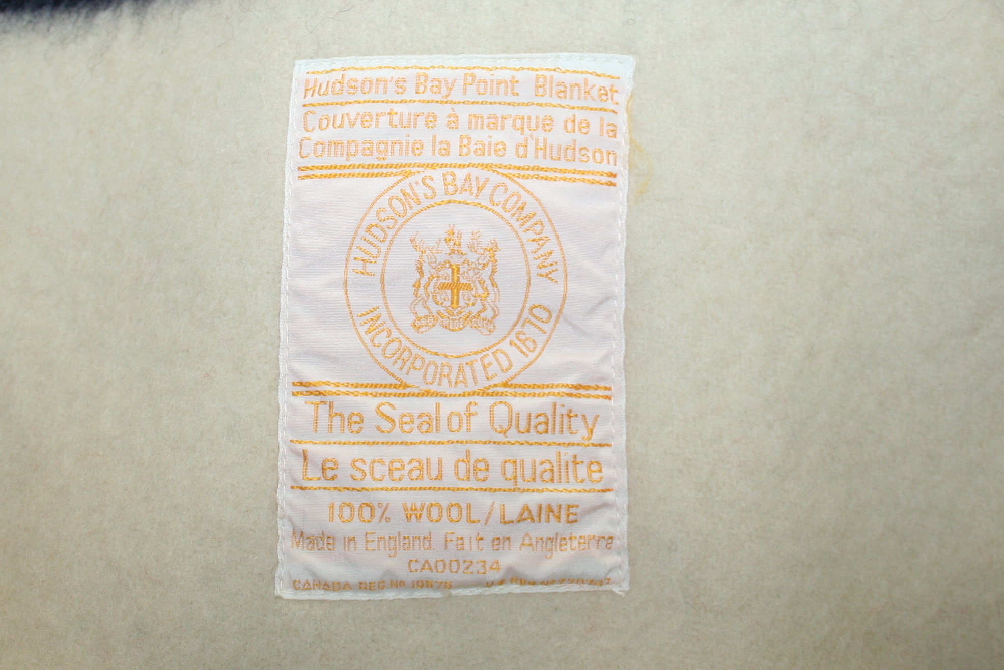 Hudson's Bay Six Point Wool Blanket
