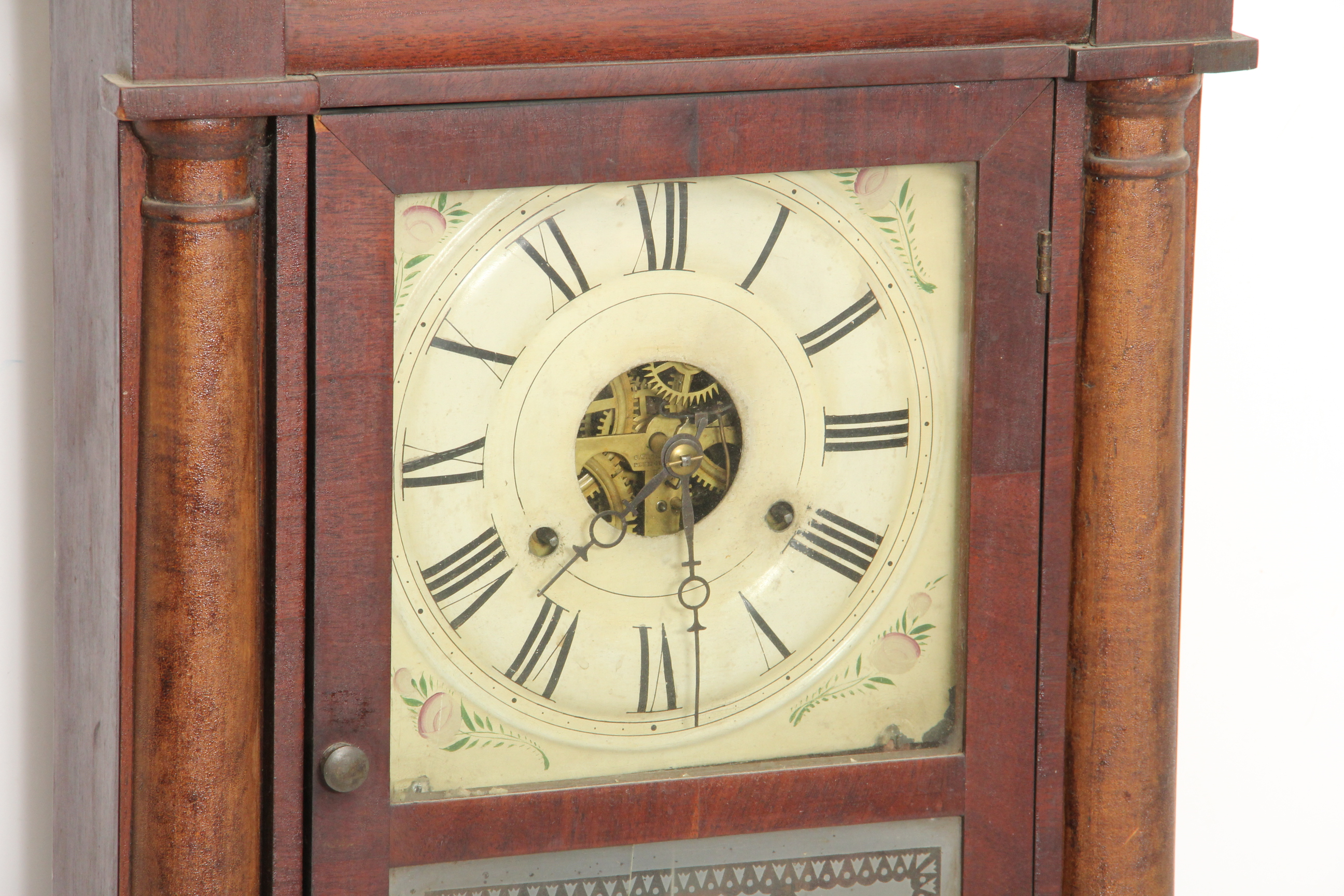 Antique Glass Front Seth Thomas Mantel Clock