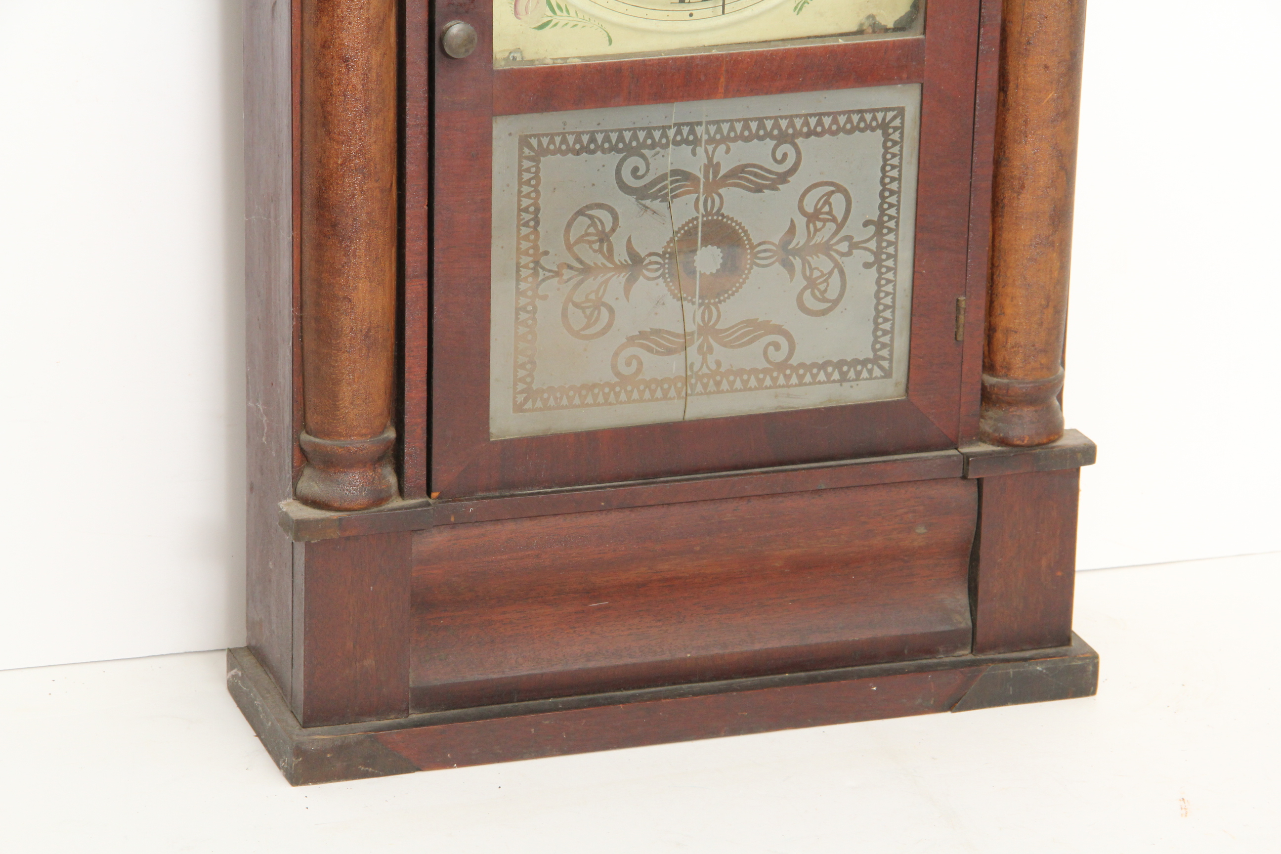 Antique Glass Front Seth Thomas Mantel Clock