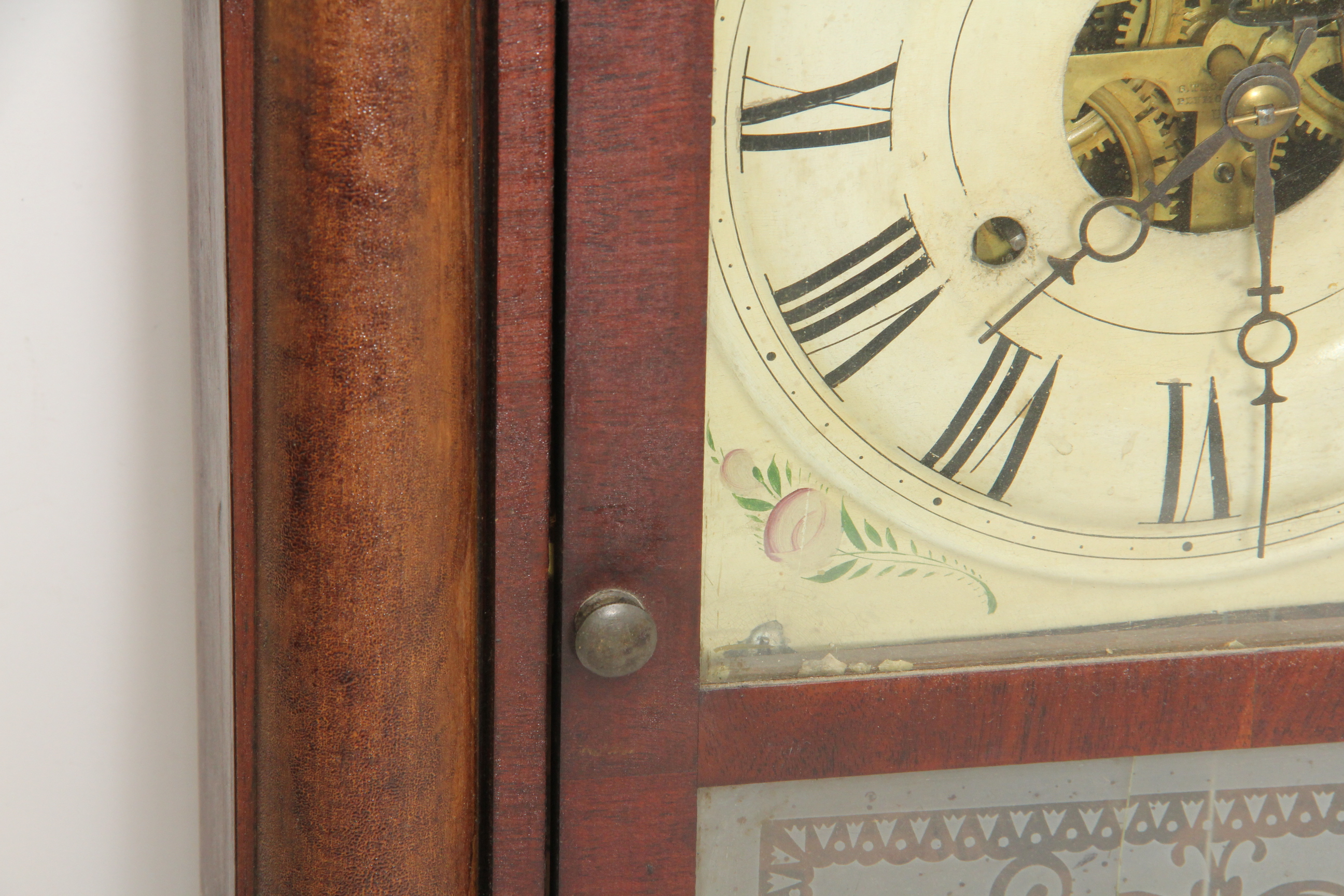 Antique Glass Front Seth Thomas Mantel Clock