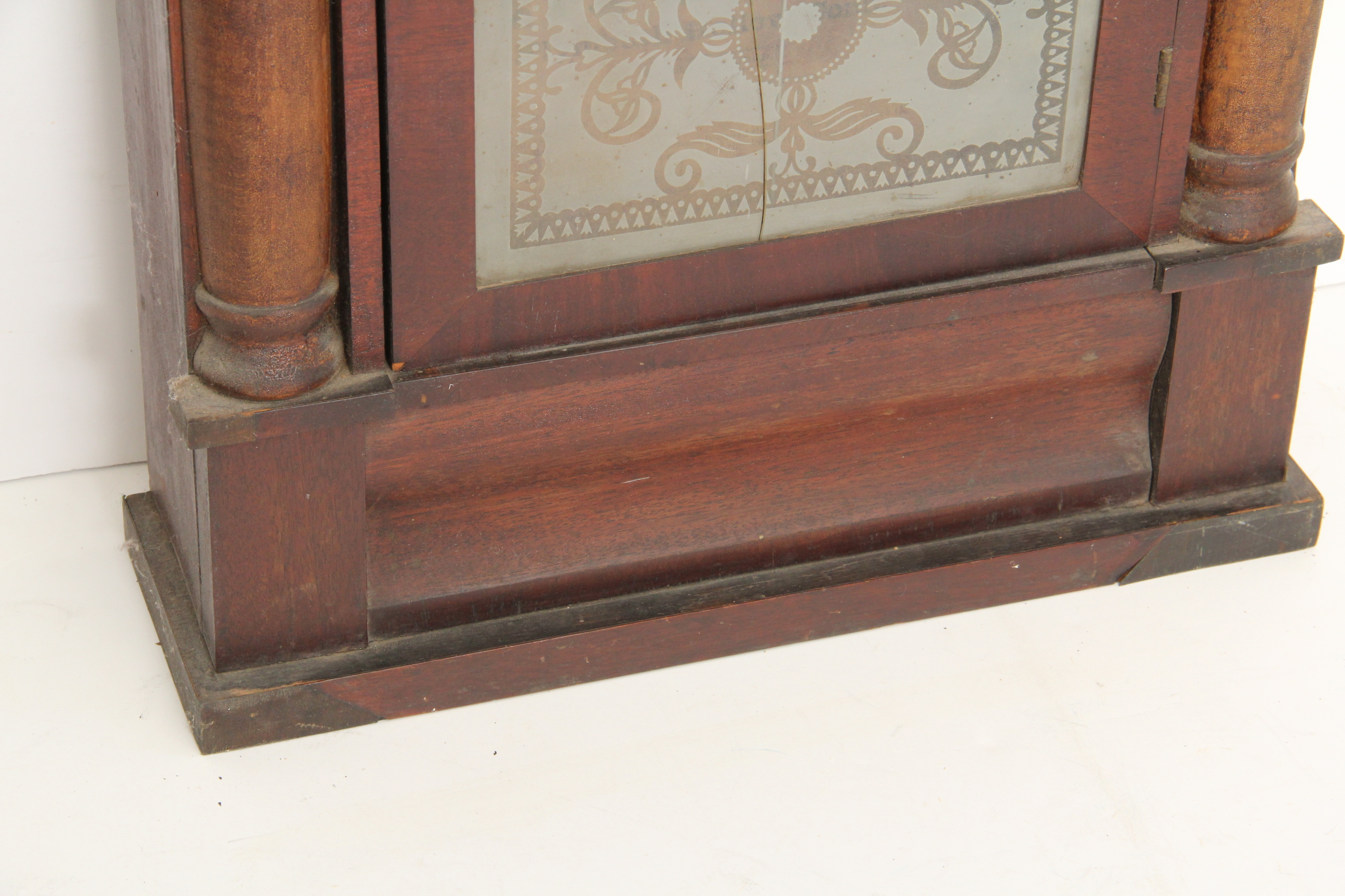 Antique Glass Front Seth Thomas Mantel Clock