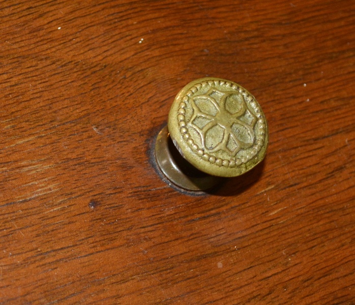 Antique Spinet Style Flip-Top Walnut Writing Desk