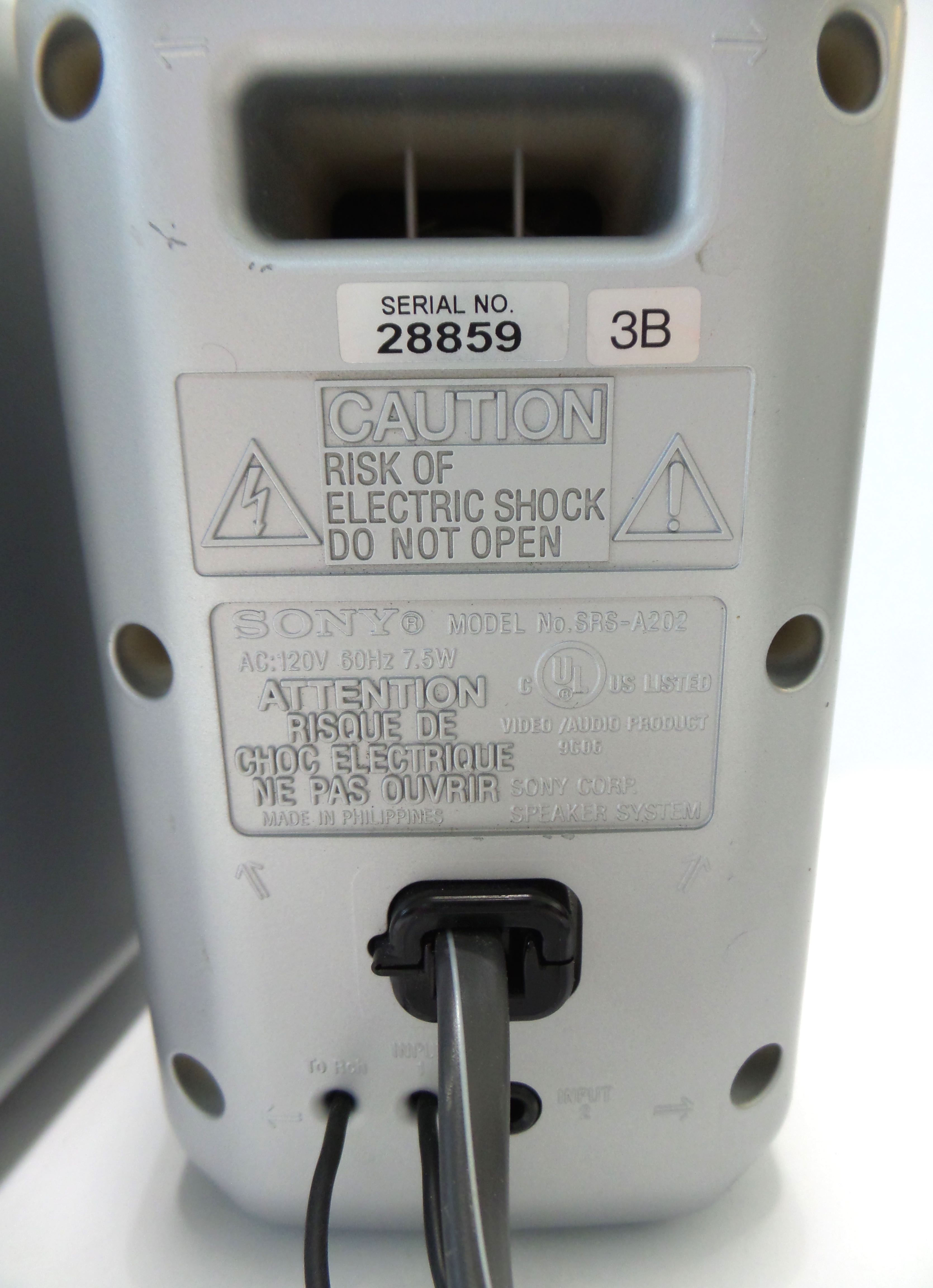 Sony Mega Bass Active Speaker System