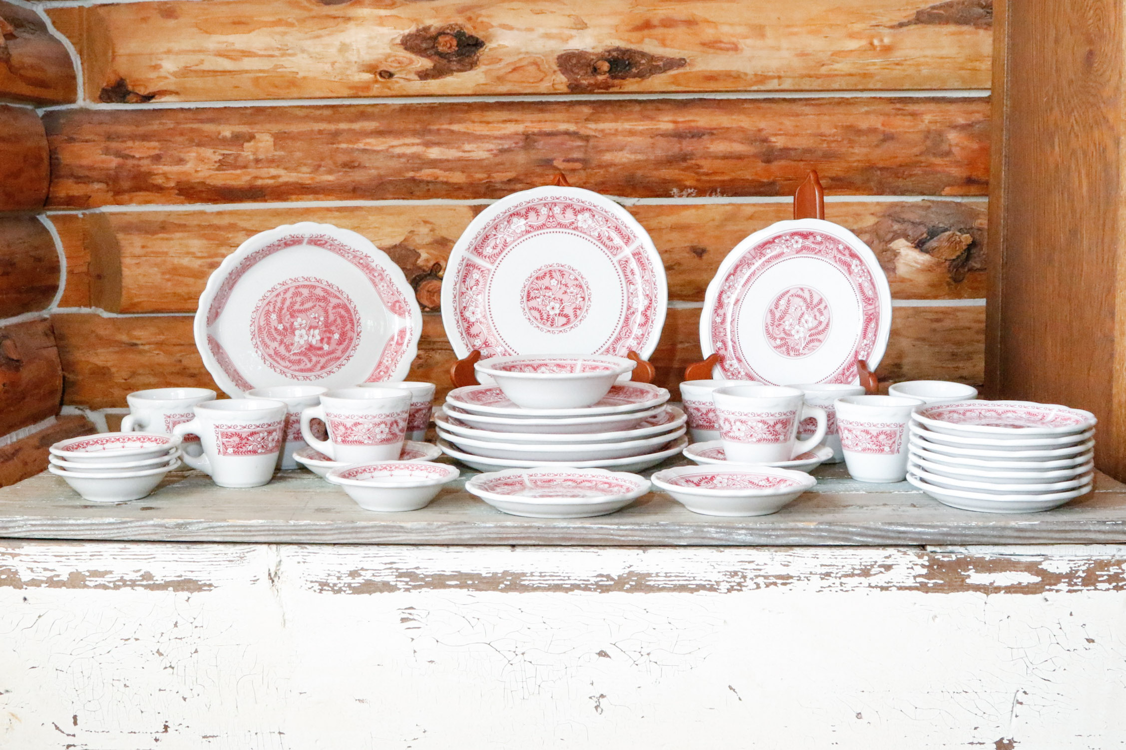 Set of Wellsville China