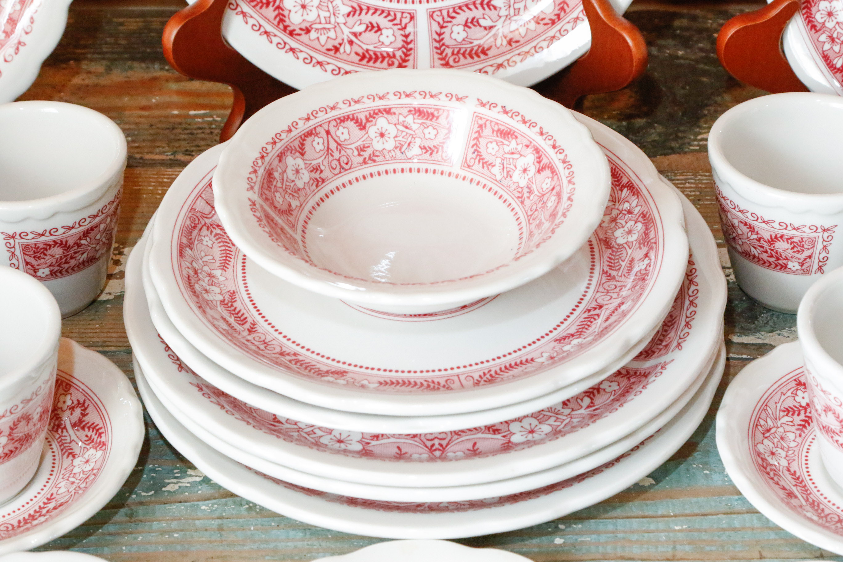 Set of Wellsville China