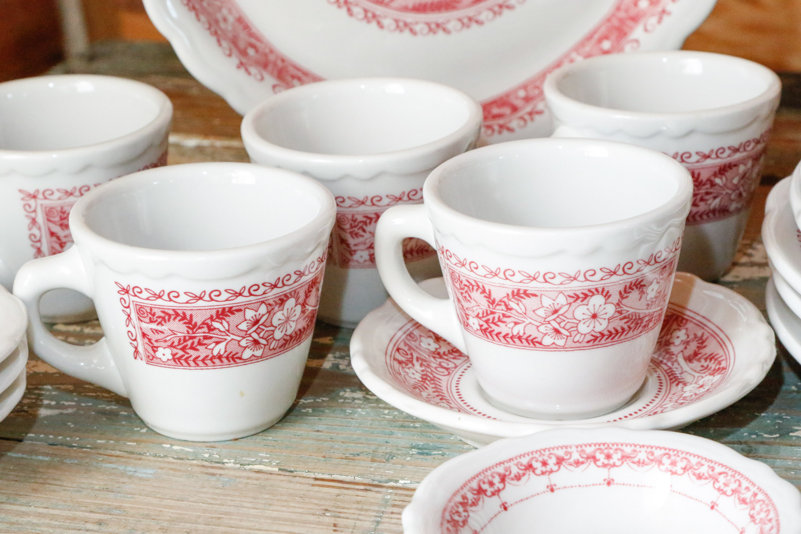 Set of Wellsville China