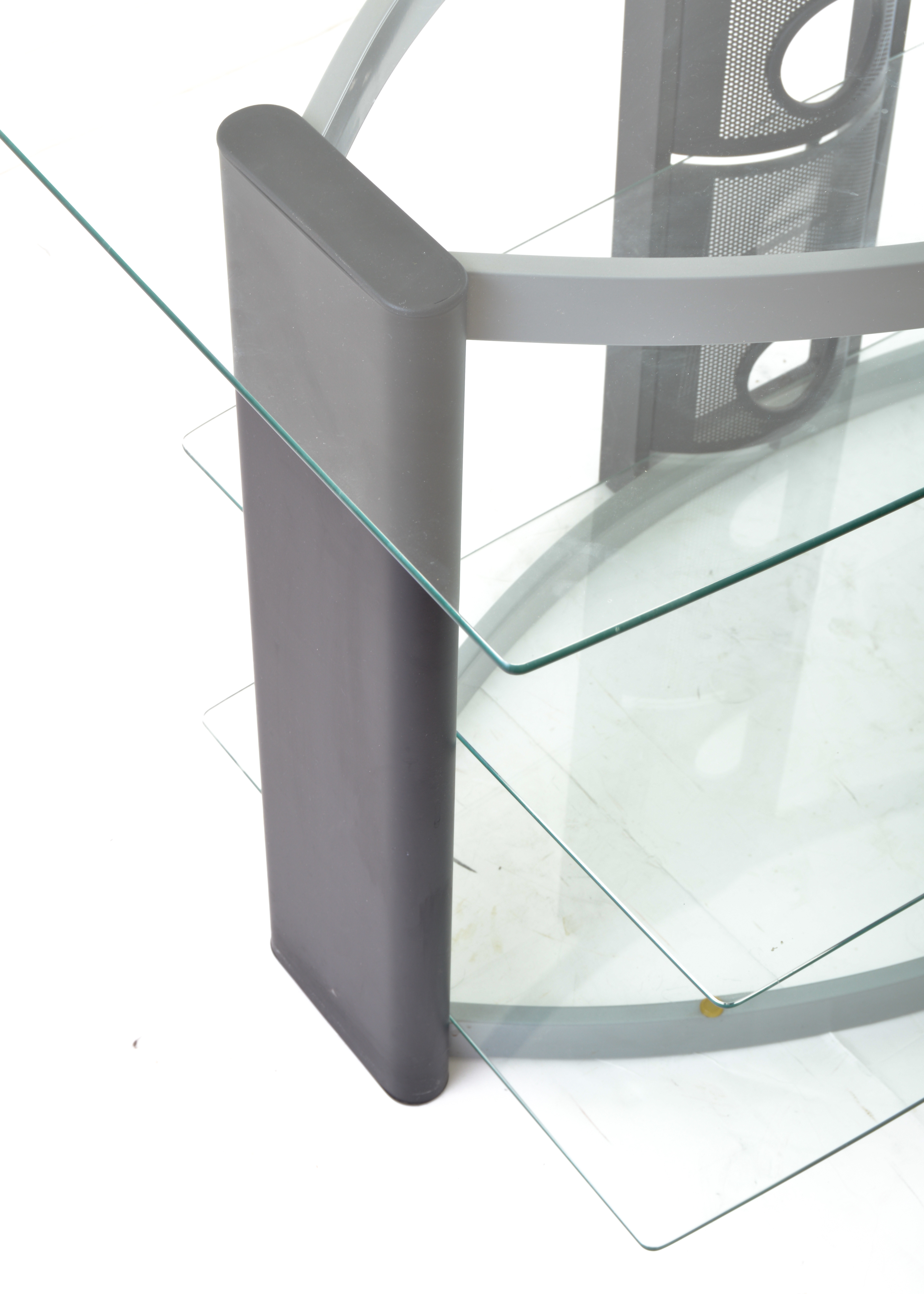 Bell'O Modern Glass Flat Panel TV Stand