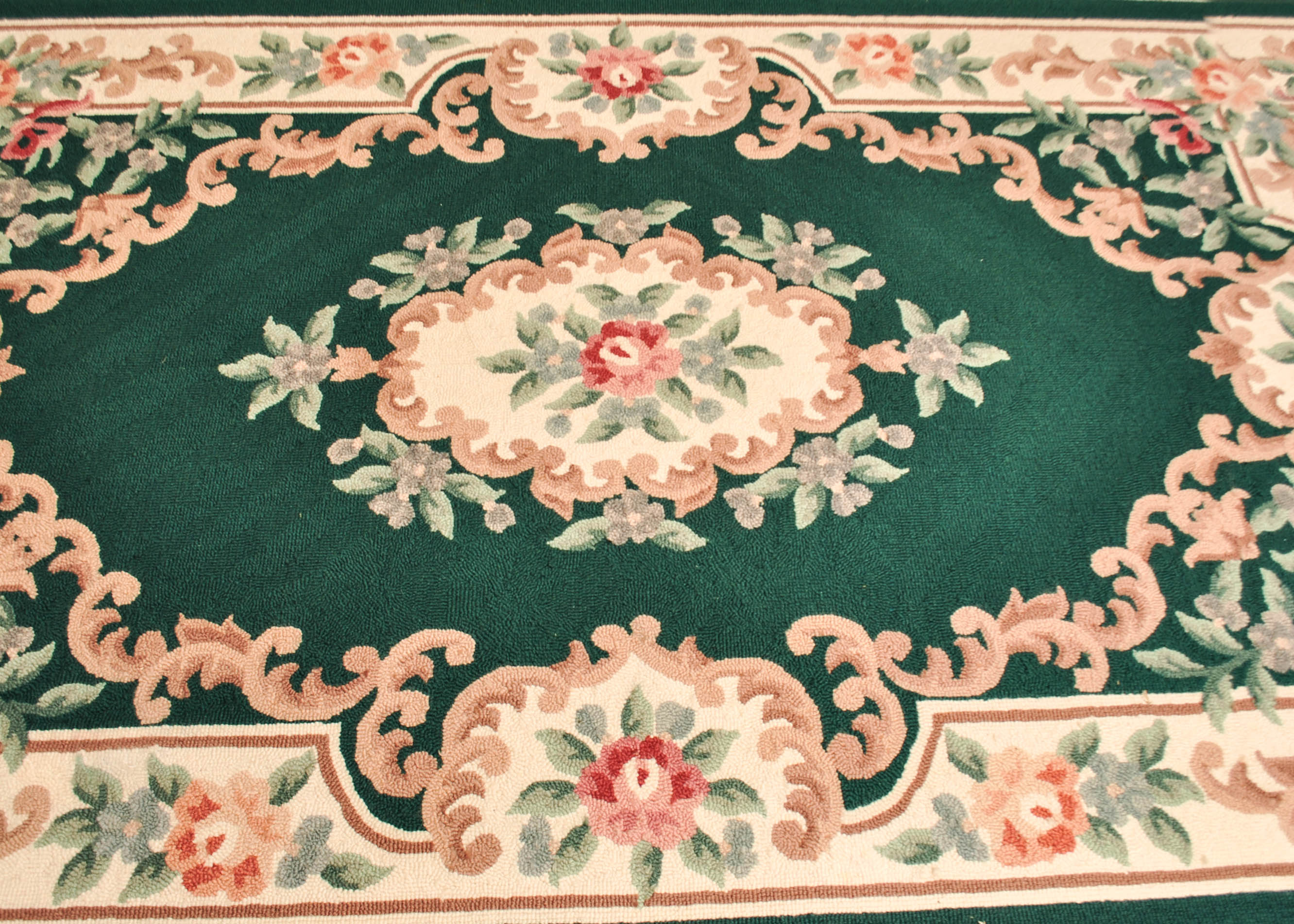 Hand Hooked Wool Area Rug