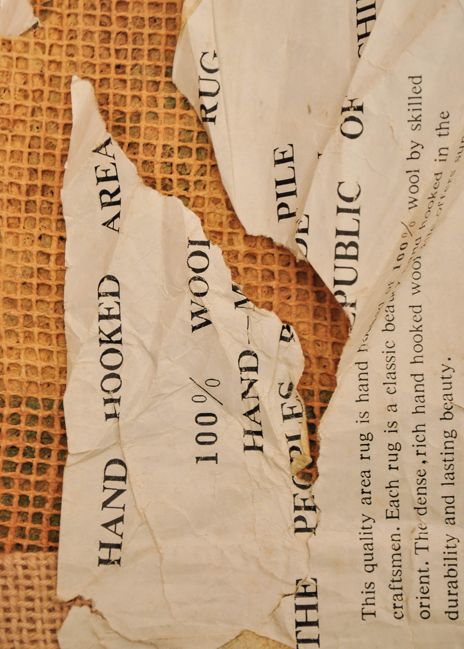 Hand Hooked Wool Area Rug