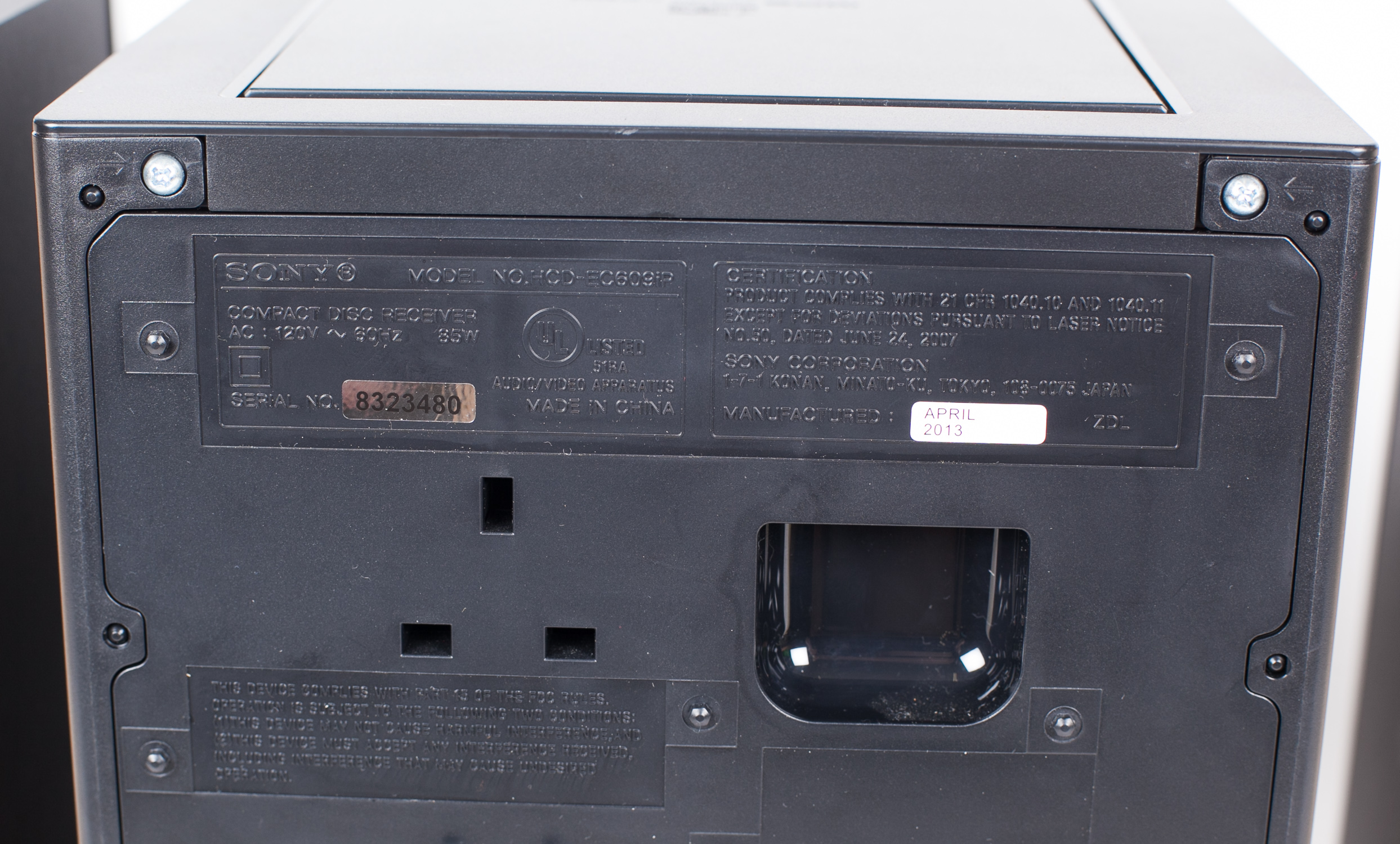 Sony iPod and CD Player