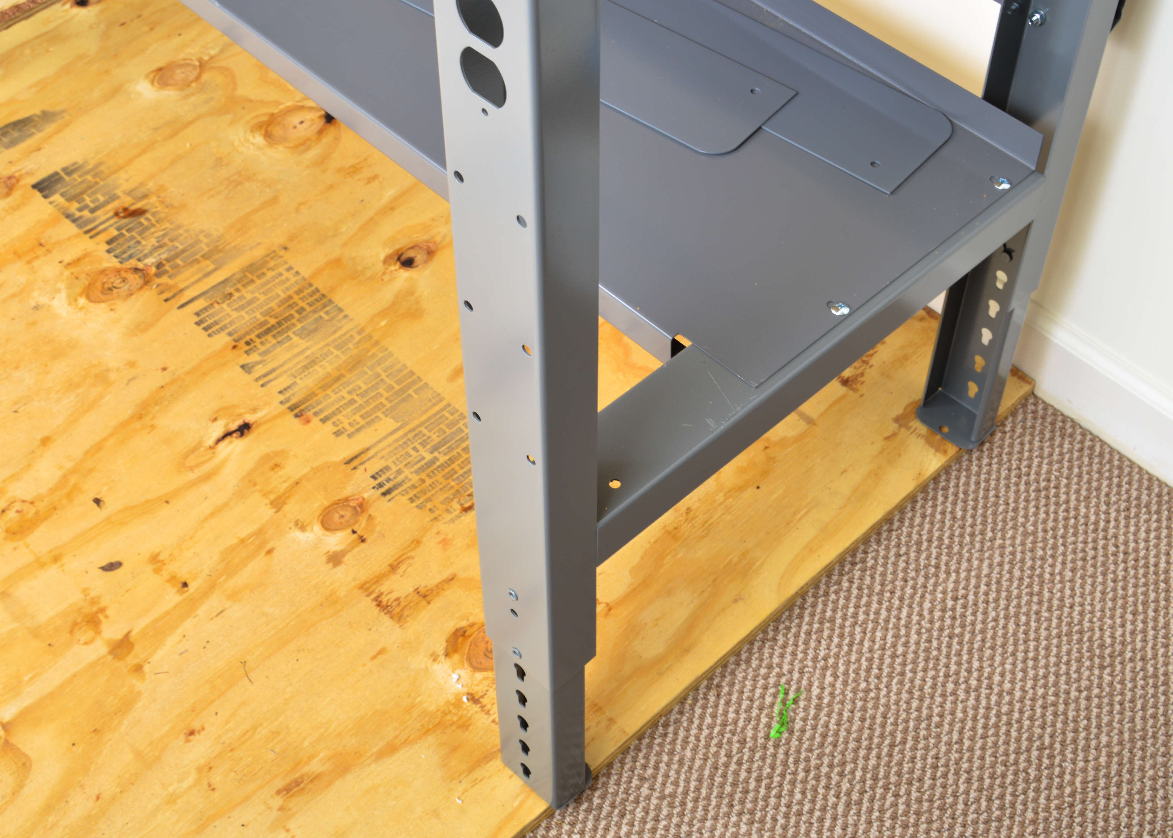 8' Work Table with Electric Outlets