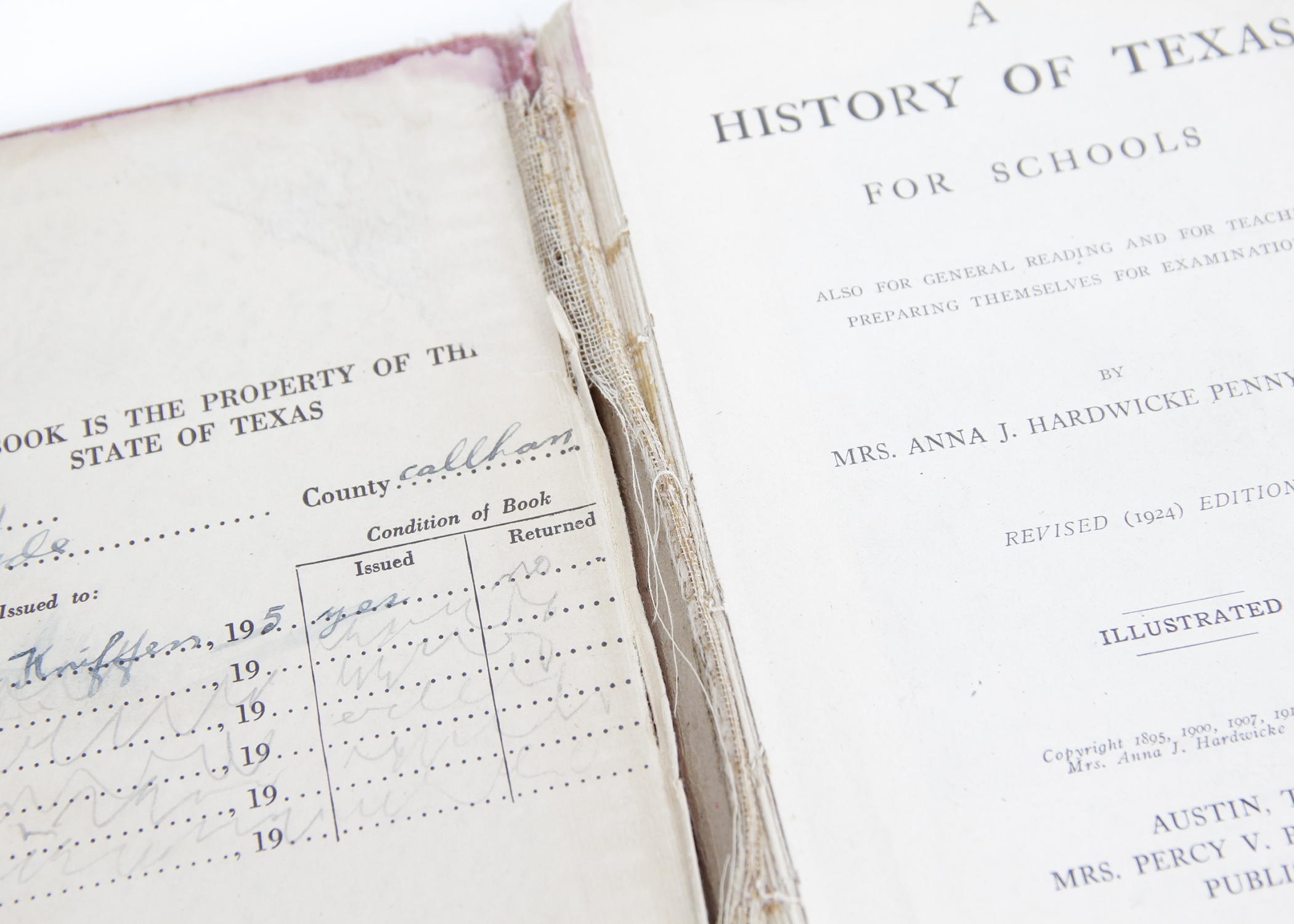 Collection of Vintage Books on The History of Texas