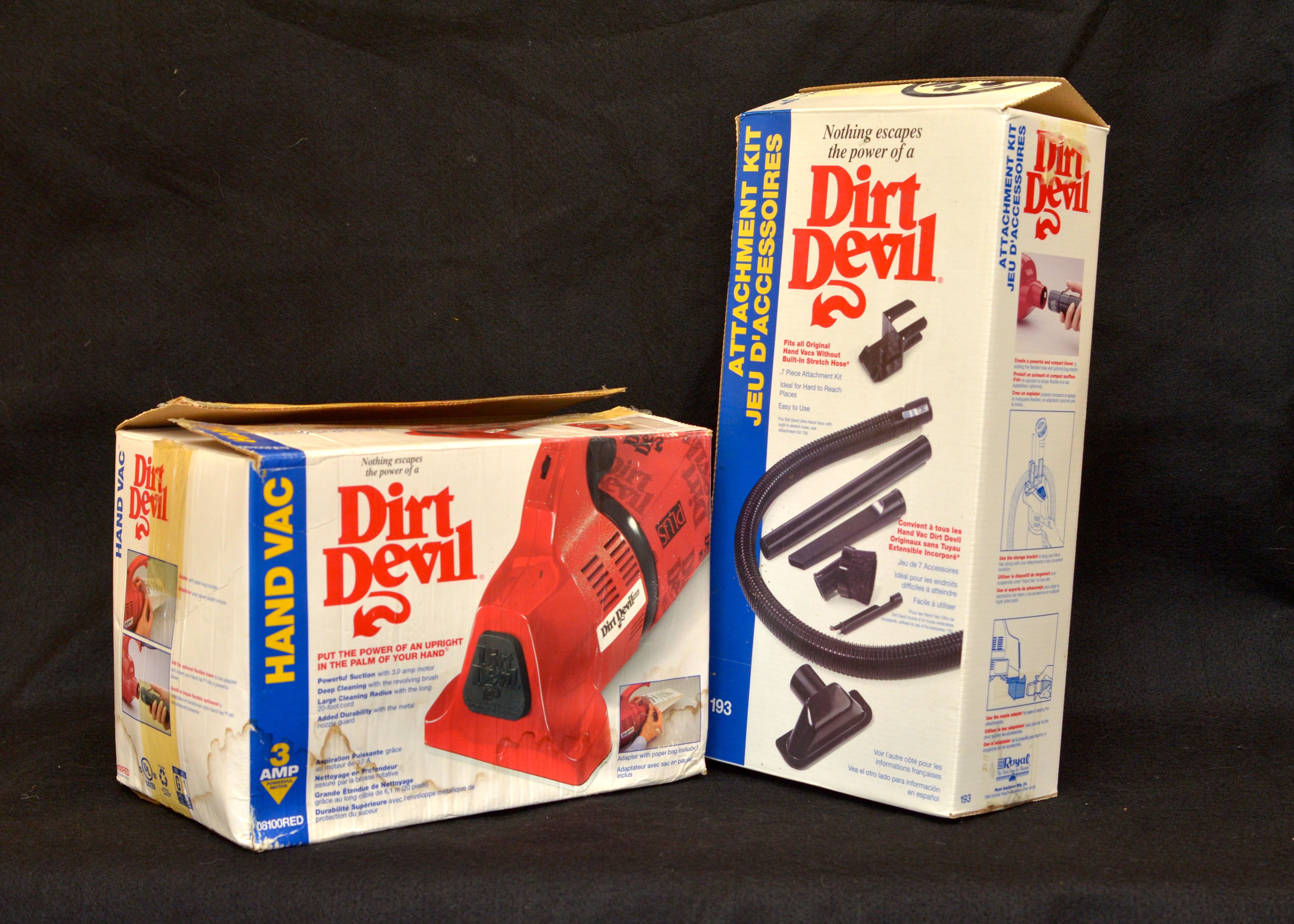 Dirt Devil Hand Vac with Attachment Kit