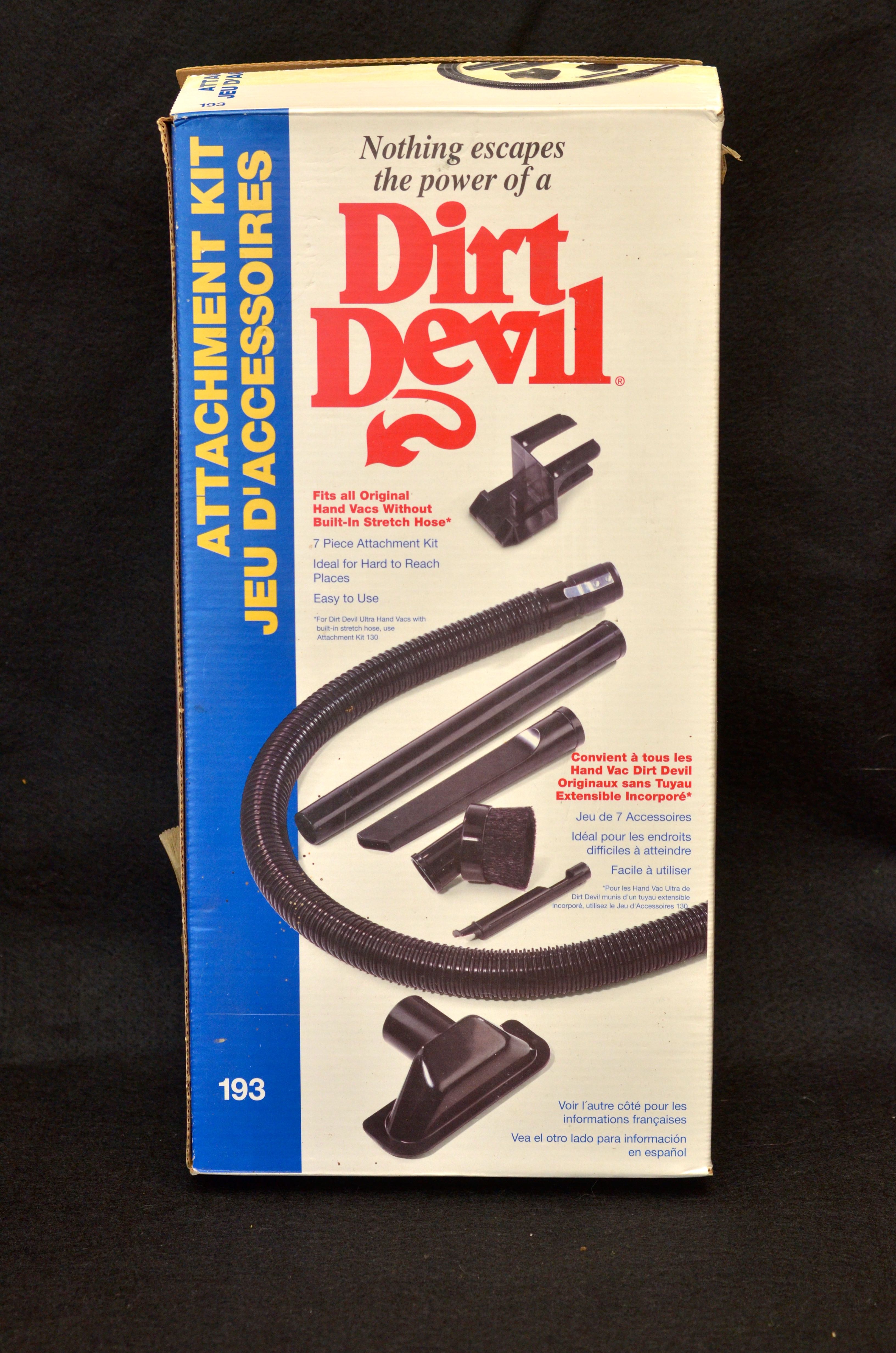 Dirt Devil Hand Vac with Attachment Kit