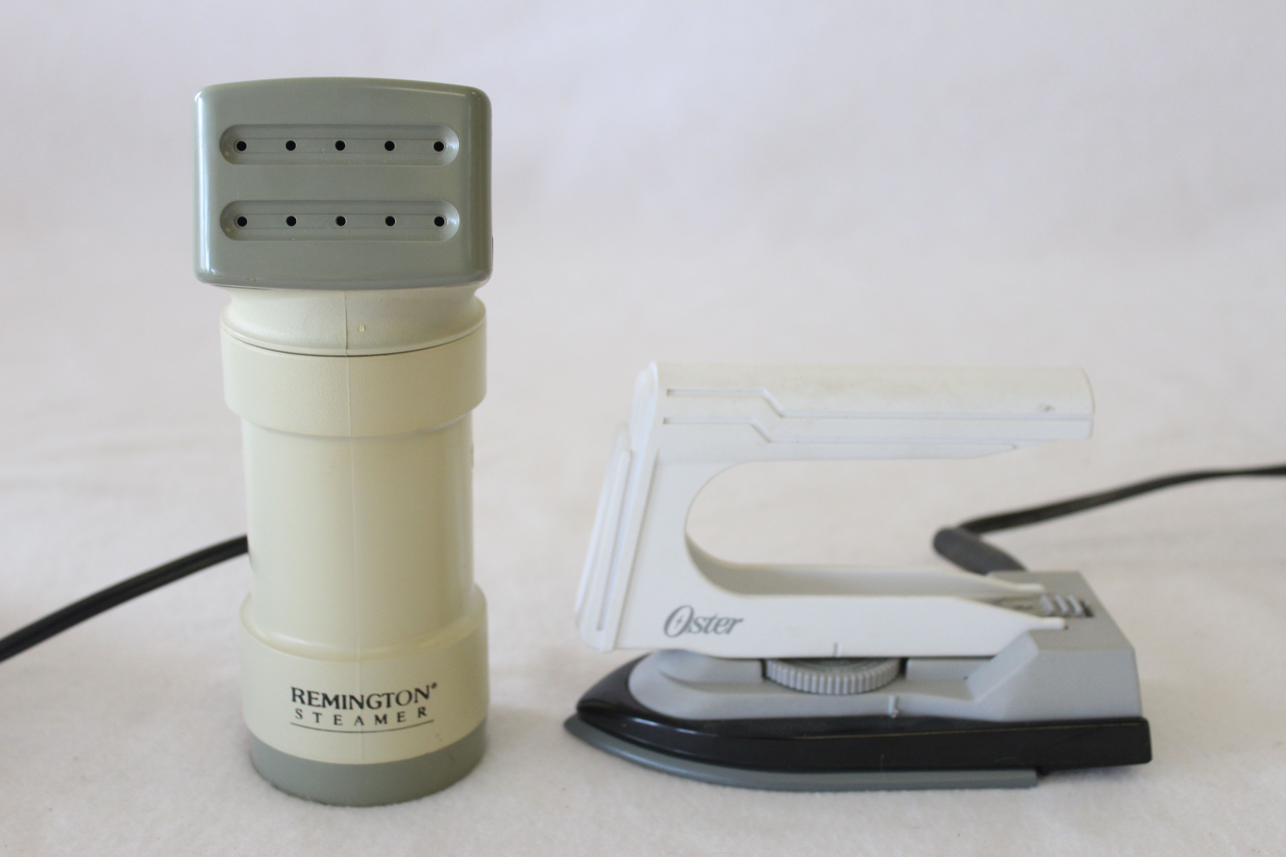 Vintage General Electric Iron with an Oster Travel Iron and More