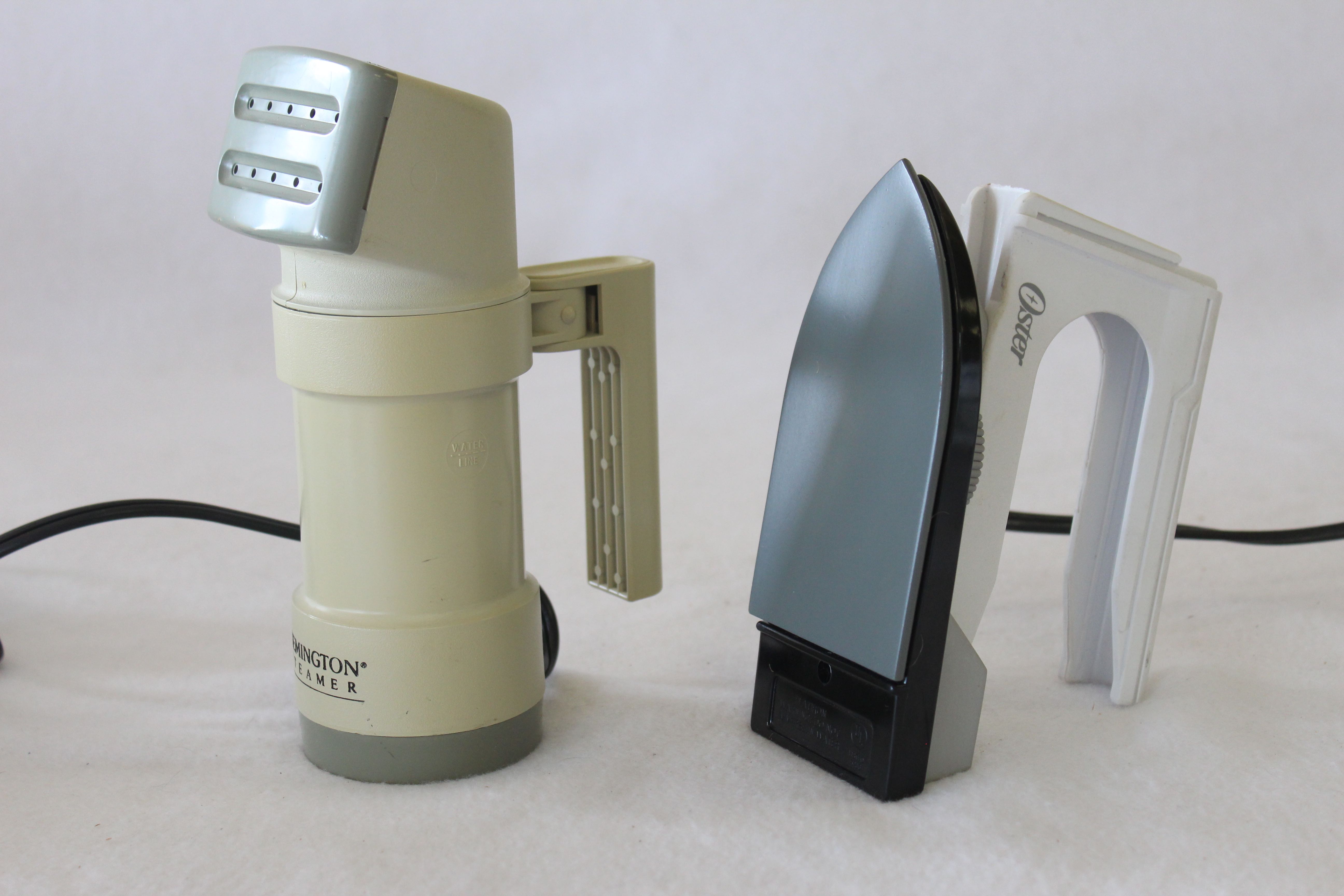 Vintage General Electric Iron with an Oster Travel Iron and More