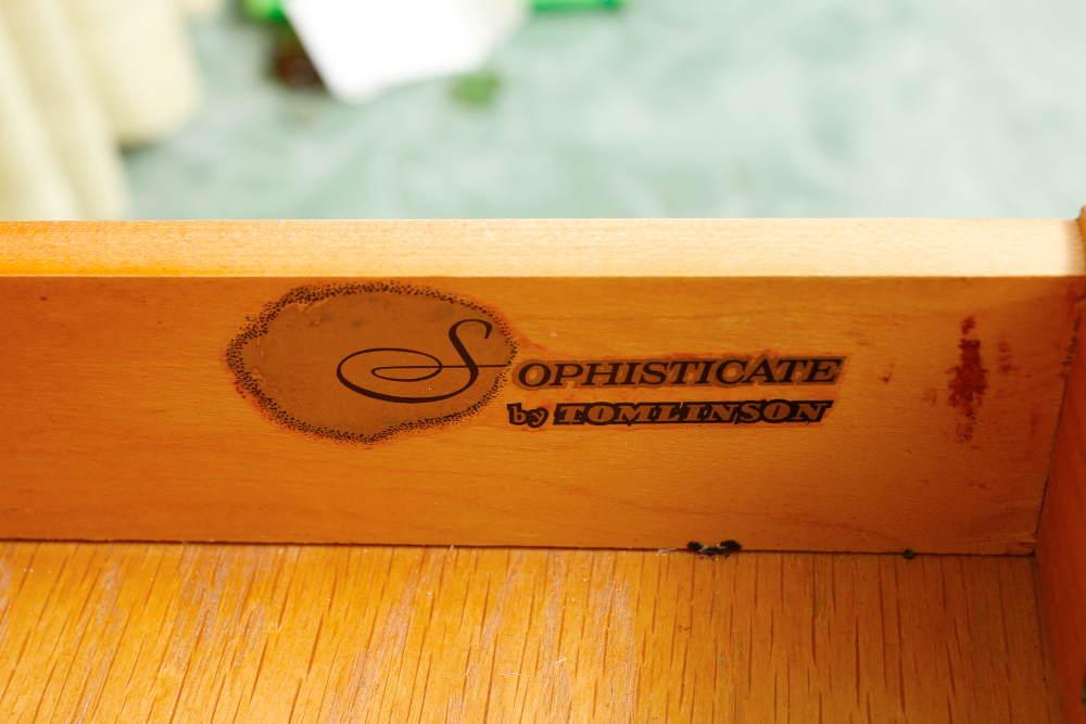 Sophisticate by Tomlinson Mid-Century Modern Beverage Table