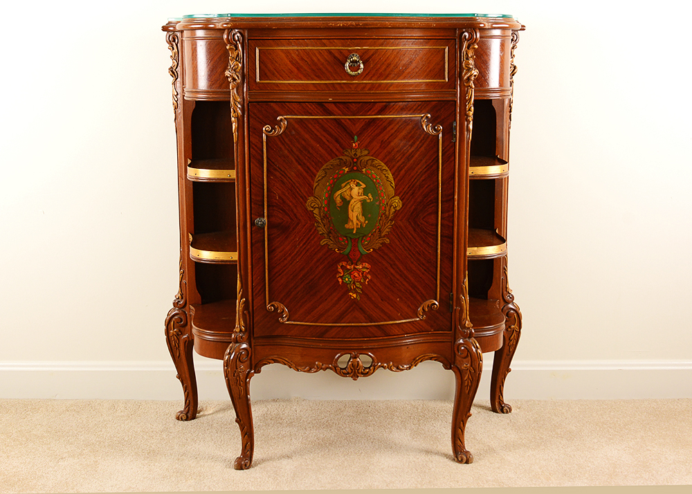 Louis VX Style Mahogany Side Cabinet