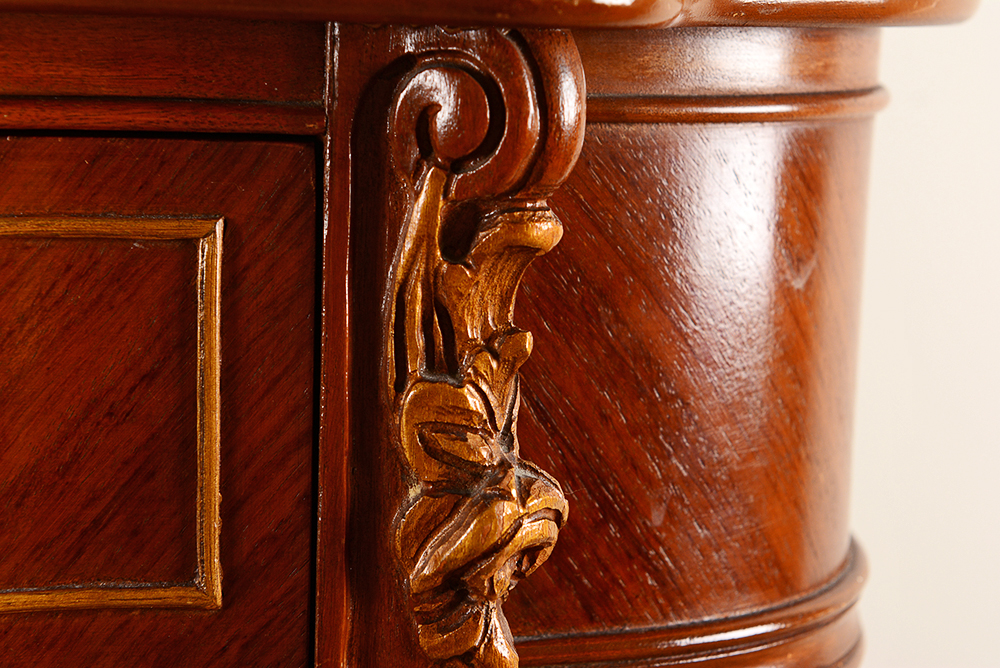 Louis VX Style Mahogany Side Cabinet