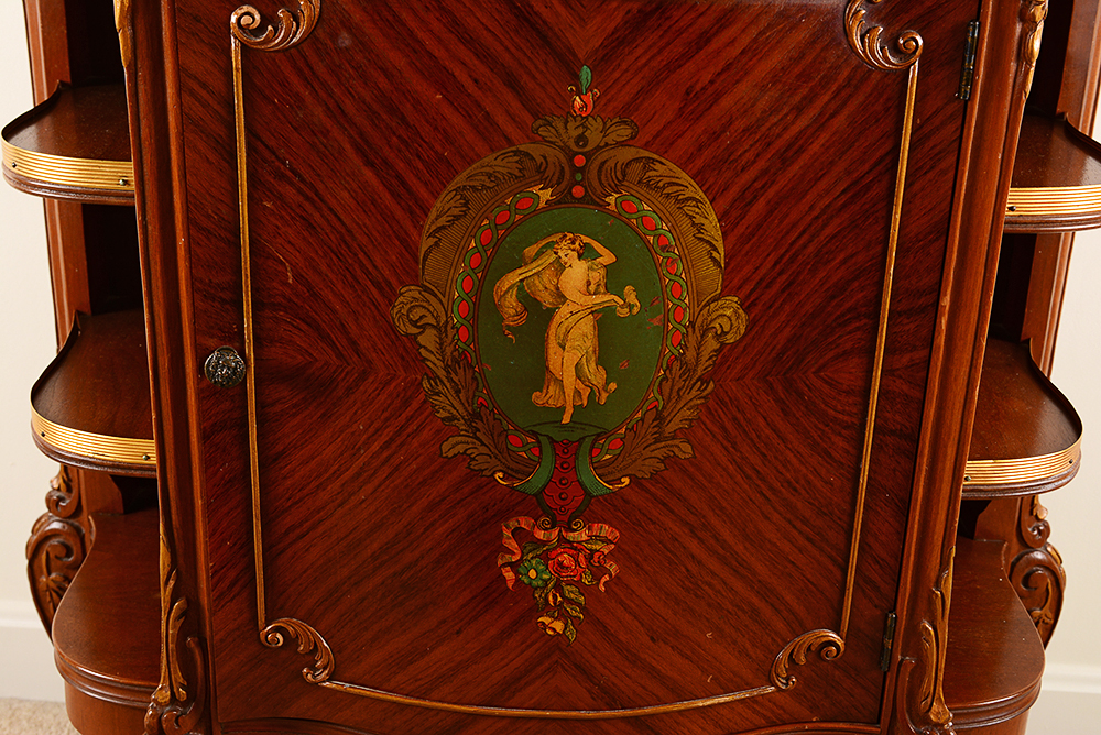 Louis VX Style Mahogany Side Cabinet