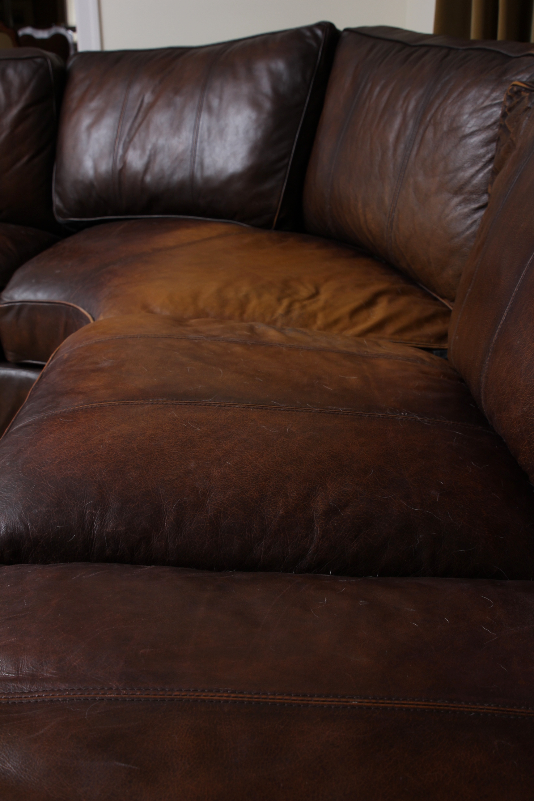 Bernhardt Leather Sectional Sofa