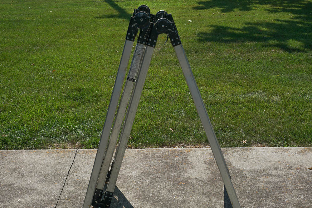 Professional Westway Adjustable Folding Aluminum Ladder