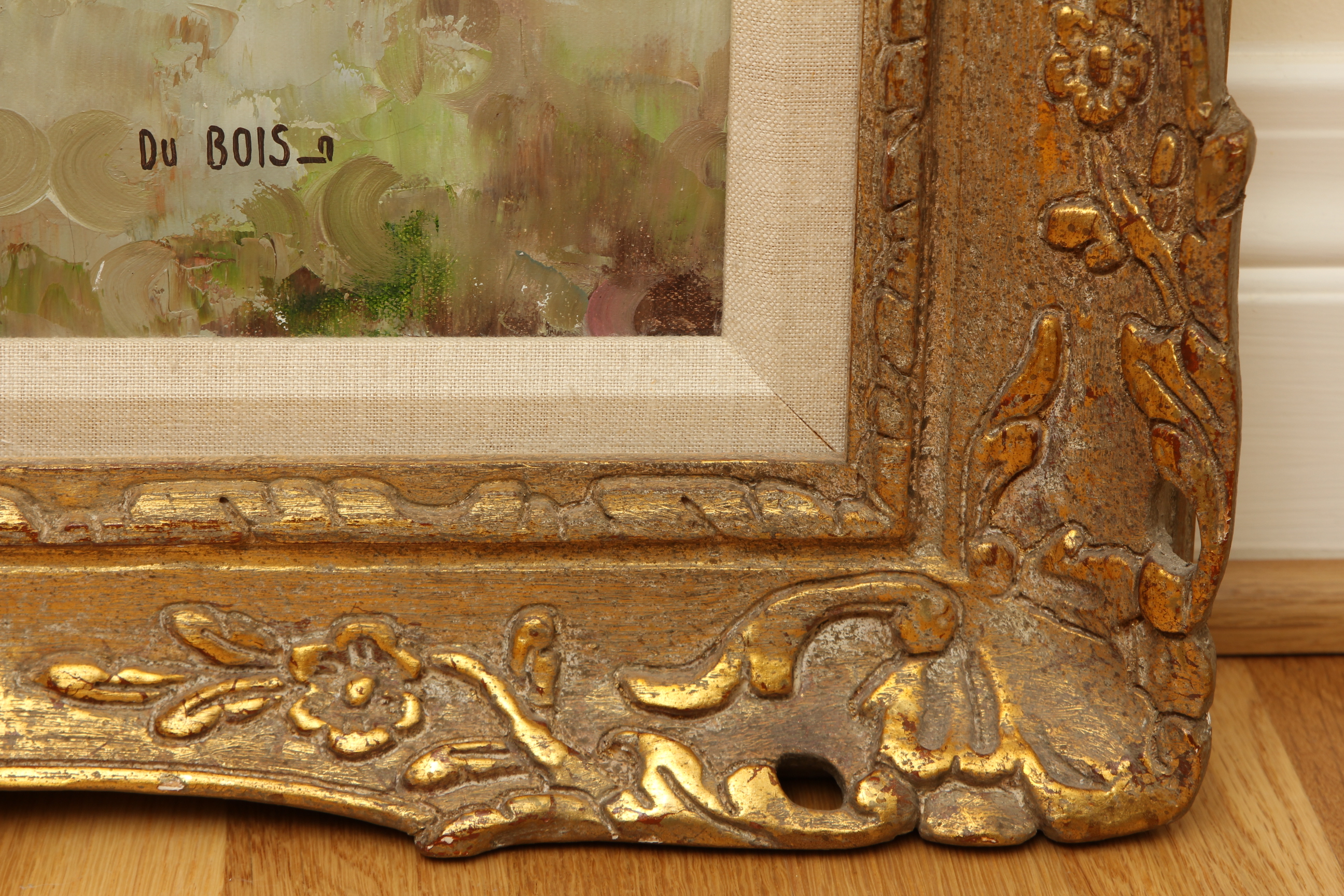 Henri Du Bois Impressionistic Oil Painting