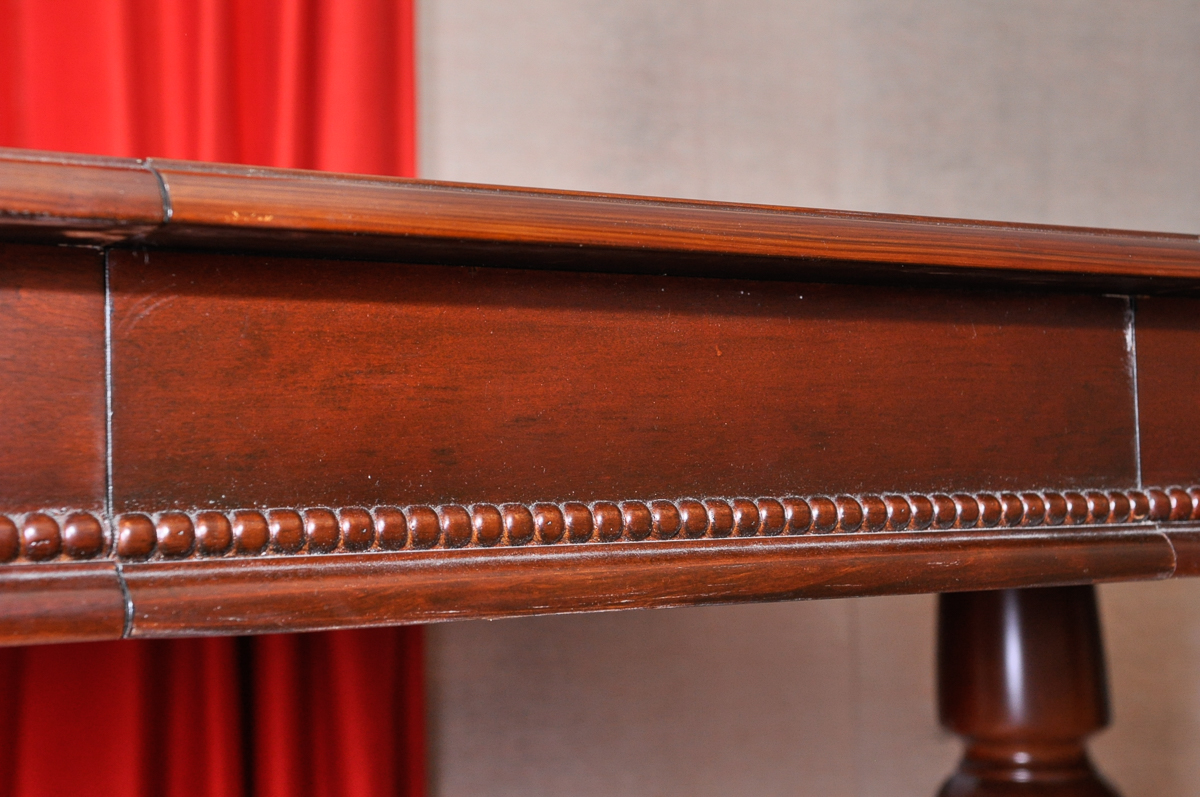 Universal Double Pedestal Wood Dining Room Table