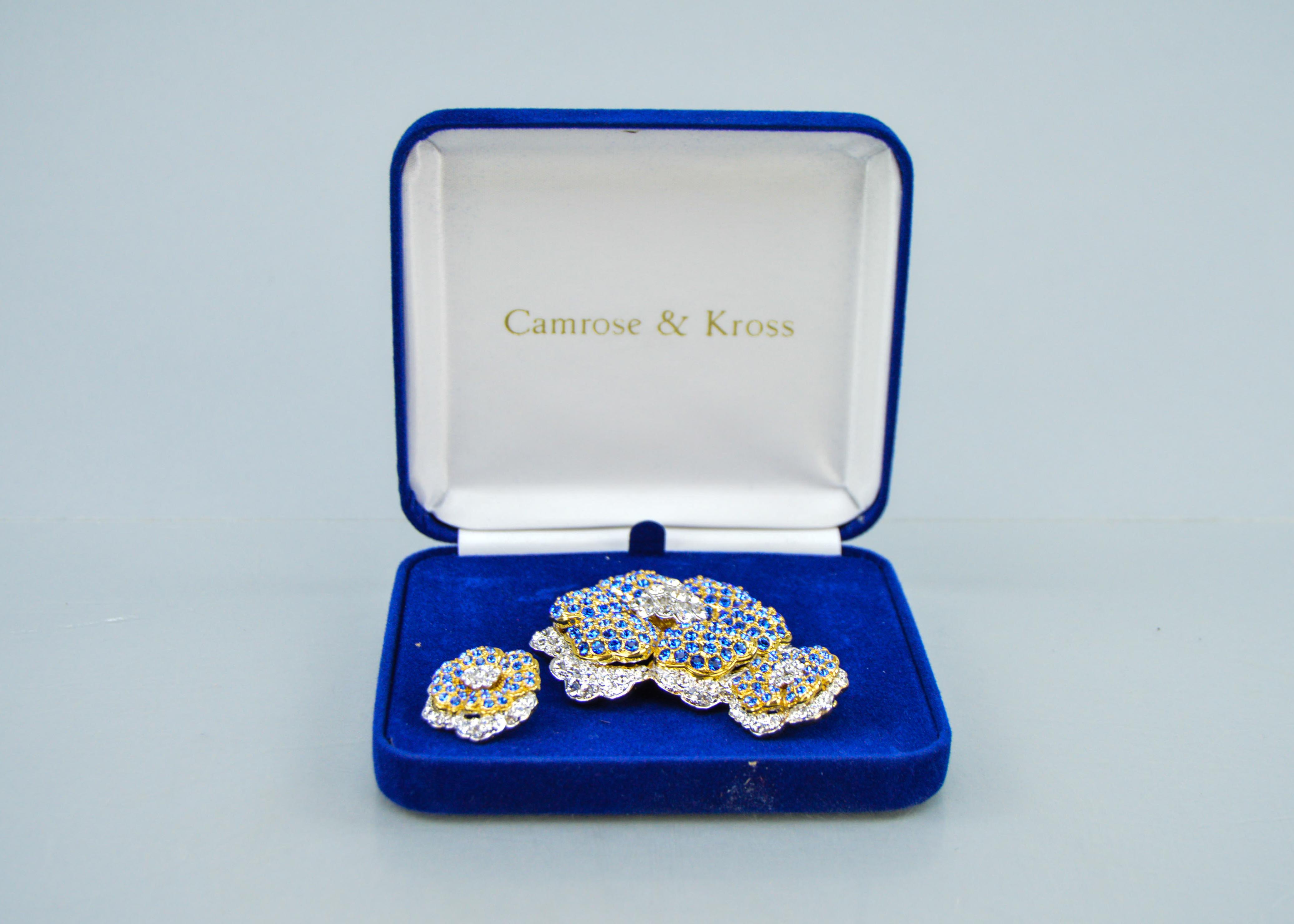 Jacqueline Kennedy Floral Brooch and Earring Reproductions
