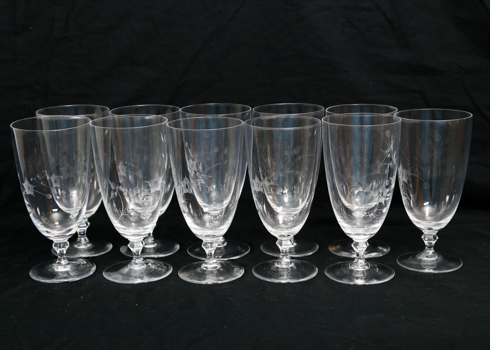 Vintage Lenox Cut Crystal Glasses