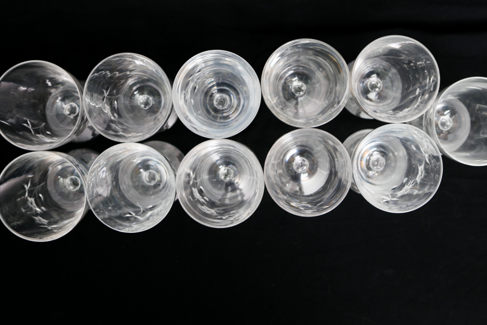 Vintage Lenox Cut Crystal Glasses