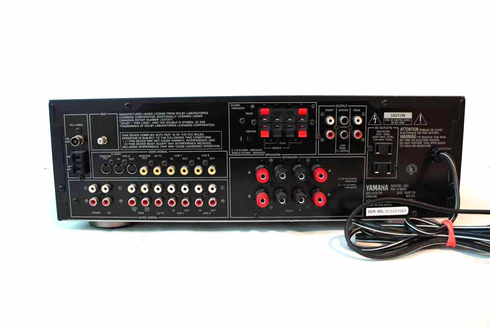 Yamaha RX-V690 Natural Sound Stereo Receiver with Remote