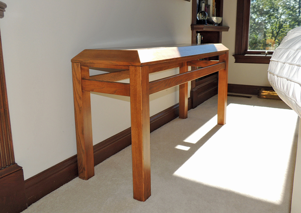Lane Oak Sofa Table