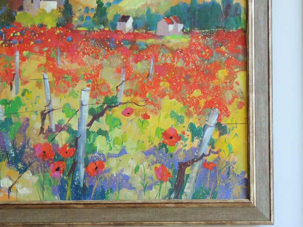 Georges Hosotte Painting of French Countryside