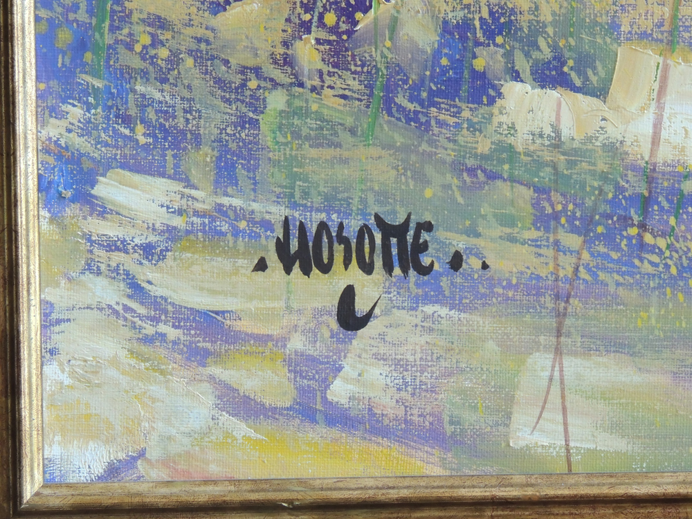 Georges Hosotte Painting of French Countryside