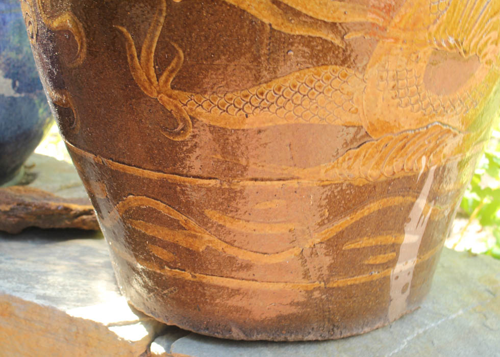 Antique Chinese Egg Pots