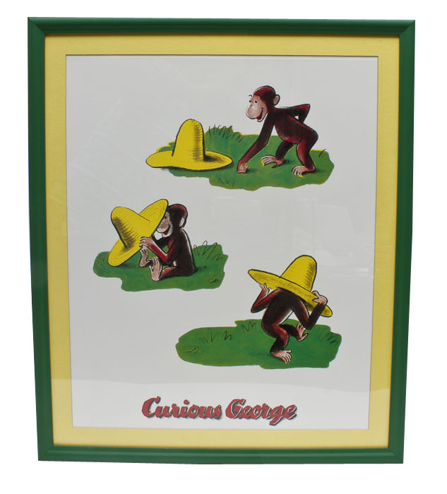 Trio of Cartoon Photo Offset Lithographs