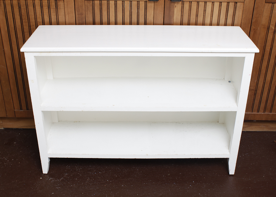 White Wooden Shelving Unit