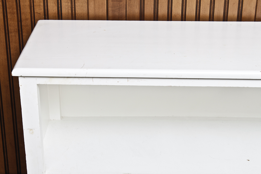 White Wooden Shelving Unit